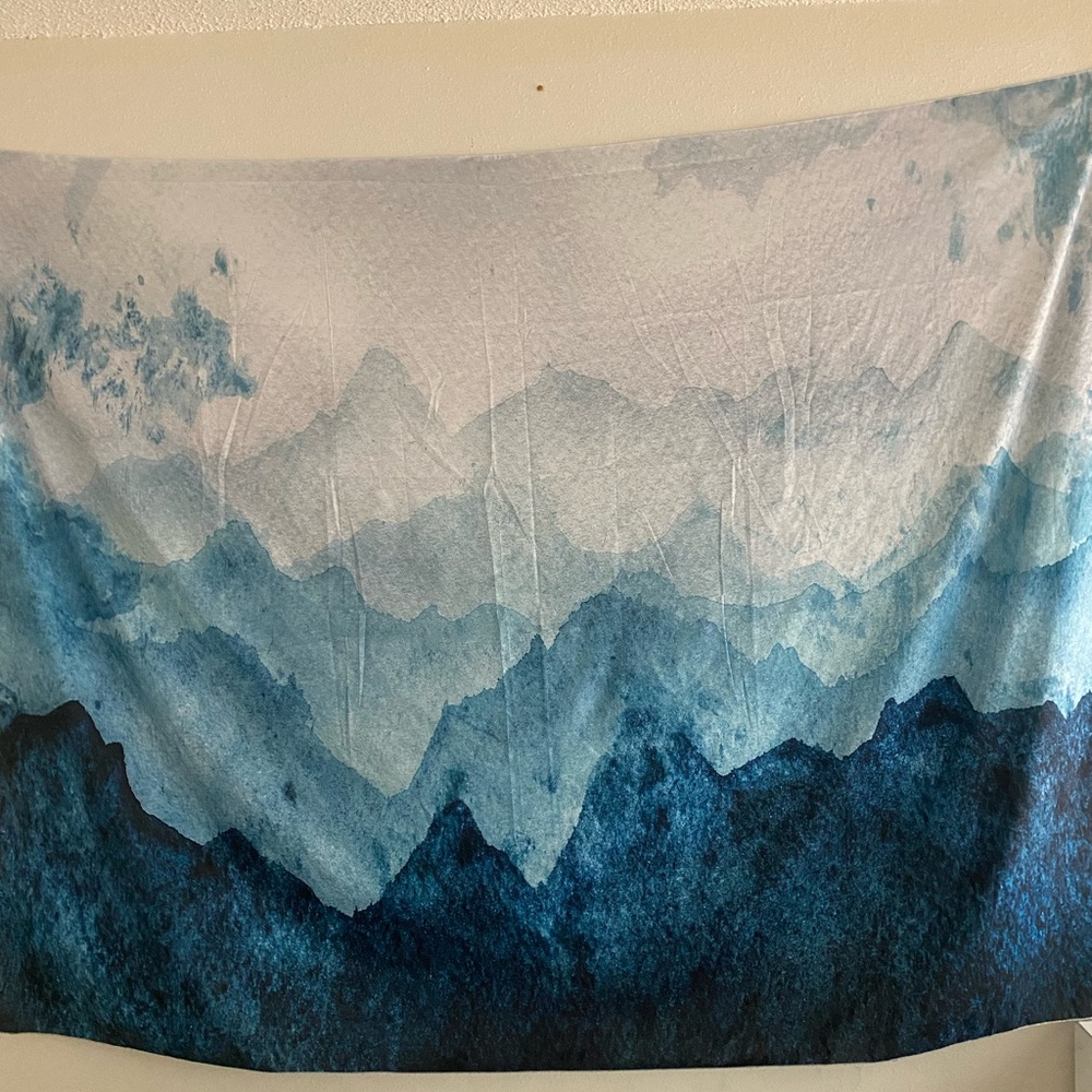 Blue mountain tapestry!!